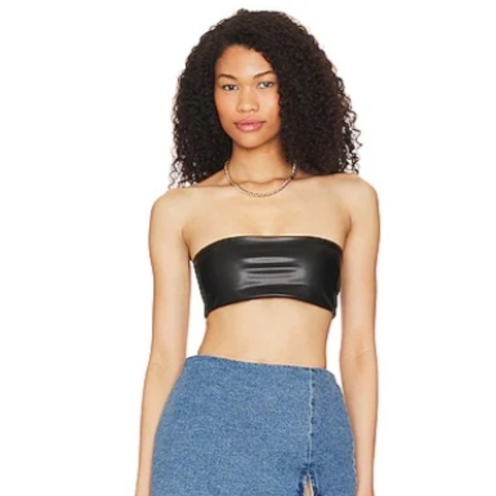 FP faux leather bandeau